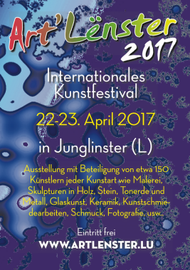 ARTLENSTER 2017 – Fünfte Auflage am 22./23. April in Junglinster